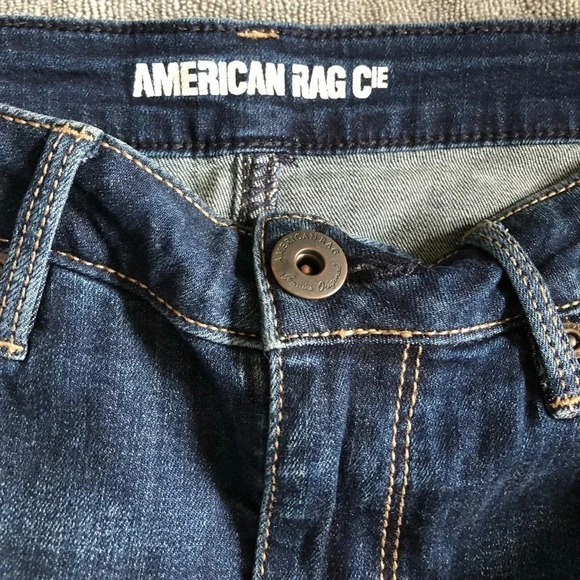 American Rag Distressed Denim Mini Skirt - Picture 4 of 8